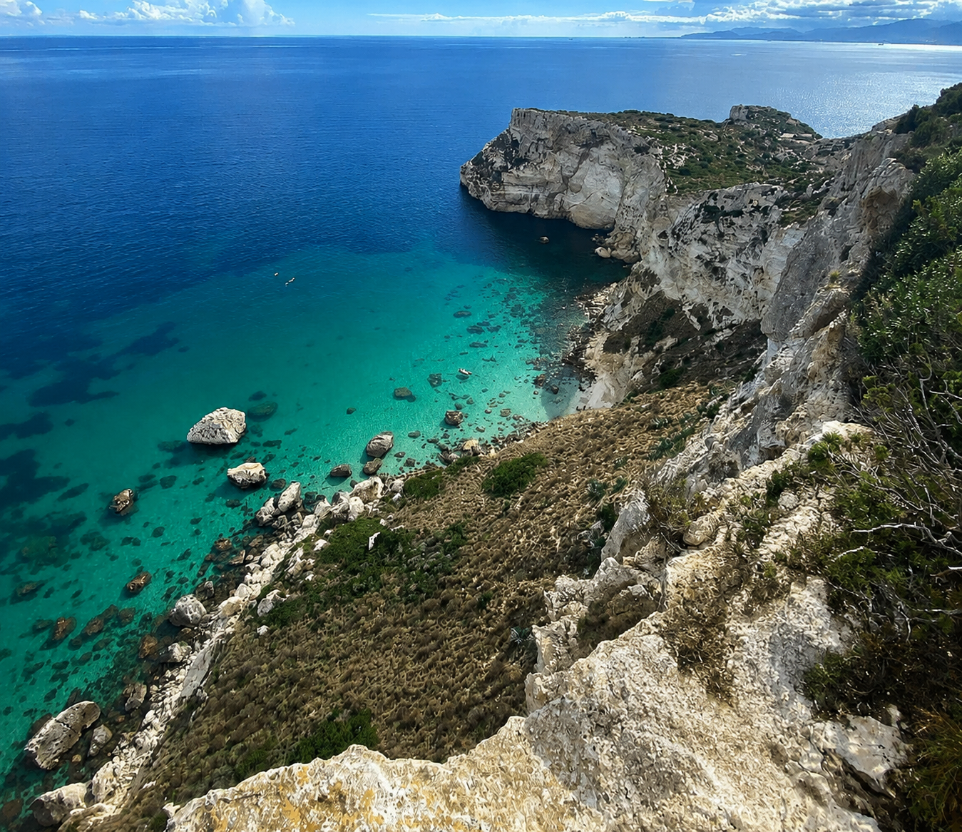 Vista panoramica della Sella del Diavolo